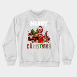 Merry Christmas Gnome Family Funny Xmas Tree Women Men Kids Crewneck Sweatshirt